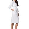 Adar Universal Scrub Dress for Women - Fitted Midriff Dress