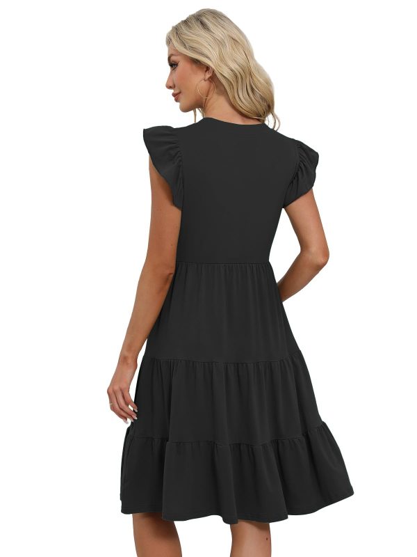 Summer Dresses for Women 2025 Elegant Classy Casual Plus Size Spring Midi Fashion Dress S-XXL