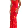 Maxi Dresses for Women 2025 Summer Tiered Floral Beach Sundress Spaghetti Strap Wedding Guest Long Dress