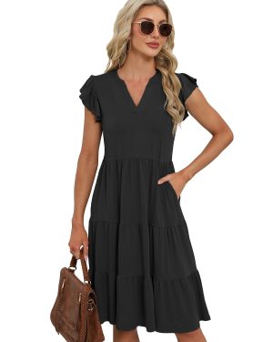 Summer Dresses for Women 2025 Elegant Classy Casual Plus Size Spring Midi Fashion Dress S-XXL