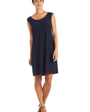 Womens Plus 2PC Mesh Inset Dress with Jacket