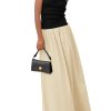 Women's 2025 Spring Strapless Maxi Dresses Patchwork Long Flowy Pockets Elegant Going Out Summer Tube Top Dress