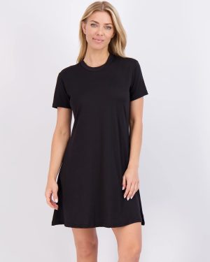 3-Pack: Women's Super-Soft Short Sleeve Dress Loose Casual Plain Simple Summer T-Shirt (Available in Plus)