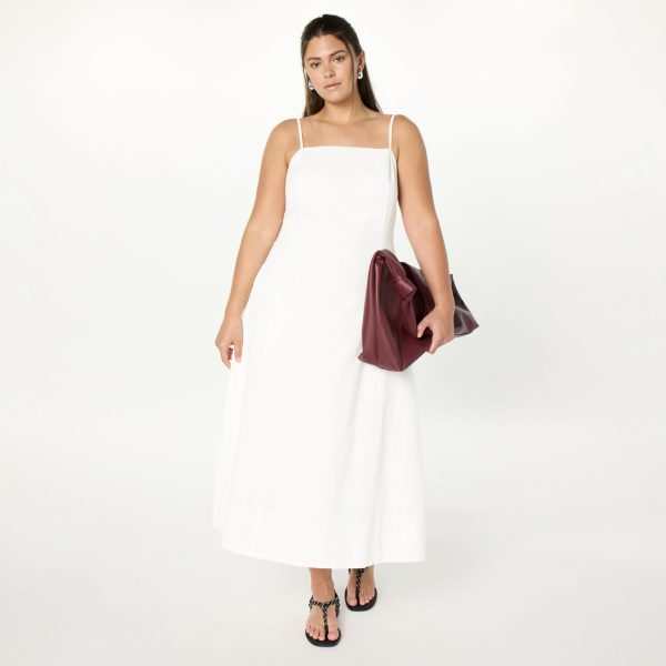 Women's Daphne Square Neck Linen Maxi Dress