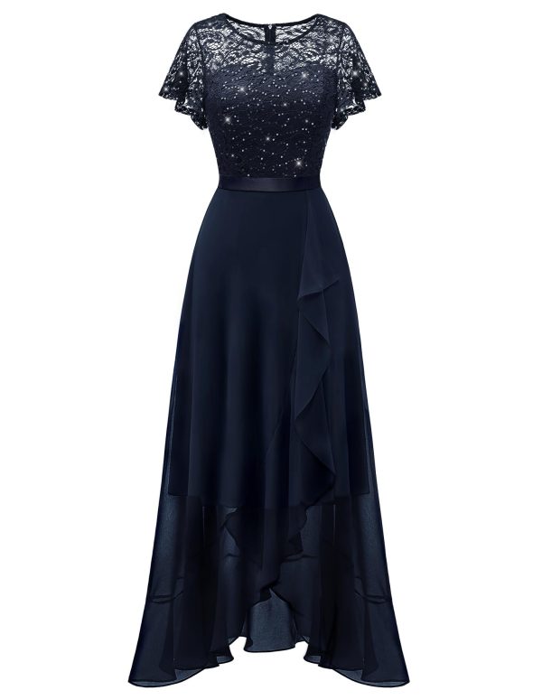 Formal Dresses for Women 2025 Wedding Guest with Slit Cocktail Elegant Lace Long Prom Dress