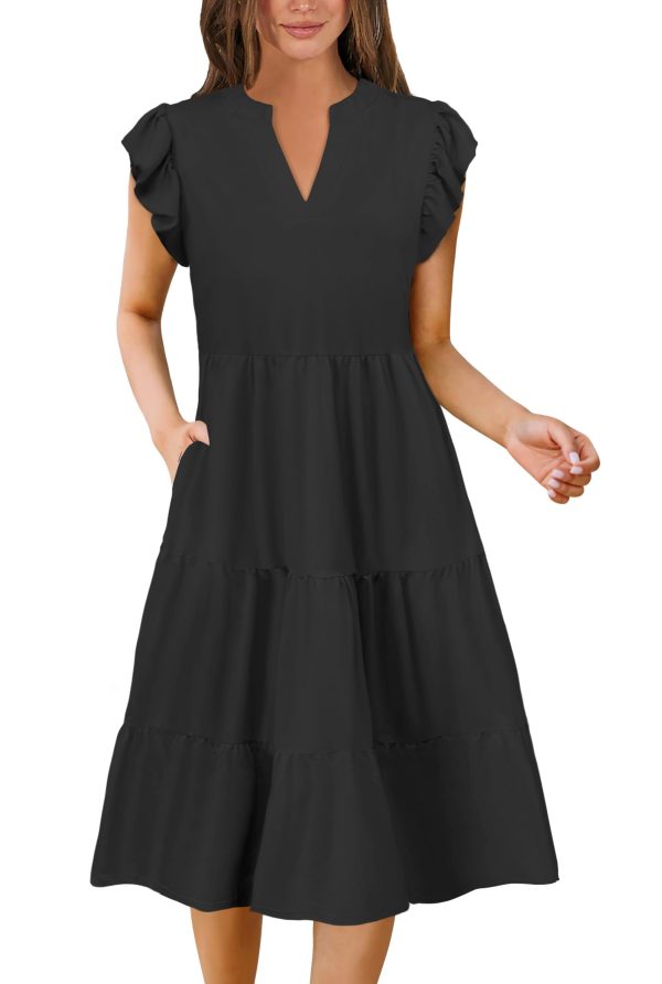 Summer Dresses for Women 2025 Elegant Classy Casual Plus Size Spring Midi Fashion Dress S-XXL