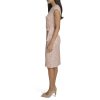 Women's Tweed Cap Sleeve Belt Basic Dress