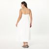 Women's Daphne Square Neck Linen Maxi Dress