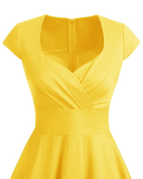 Women Short 1950s Retro Vintage Cocktail Party Swing Dresses