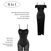 Shapewear Dress Womens Multi Way Wear Dresses Off The Shoulder Maxi Dress Bodycon Long Cocktail Dresses