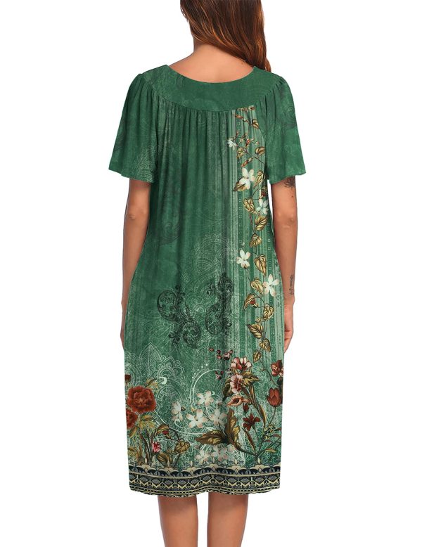 Women's House Dress with Pockets