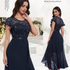 Formal Dresses for Women 2025 Wedding Guest with Slit Cocktail Elegant Lace Long Prom Dress