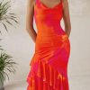 Maxi Dresses for Women 2025 Summer Tiered Floral Beach Sundress Spaghetti Strap Wedding Guest Long Dress