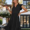 Summer Dresses for Women 2025 Elegant Classy Casual Plus Size Spring Midi Fashion Dress S-XXL