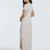 3 Pack Women’s Casual Short Sleeve Maxi T-Shirt Summer Dress with Slit & Pockets (Available in Plus Size)