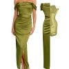 Shapewear Dress Womens Multi Way Wear Dresses Off The Shoulder Maxi Dress Bodycon Long Cocktail Dresses
