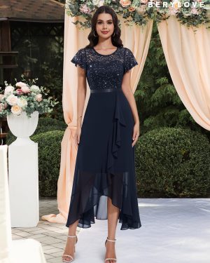 Formal Dresses for Women 2025 Wedding Guest with Slit Cocktail Elegant Lace Long Prom Dress