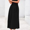 Spring Casual Dresses for Women 2025 Summer Business Work Midi Sleeveless A Line Pleated Cocktail Dress