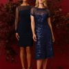 Women's Illusion Dress Occasion Event Party Holiday Cocktail