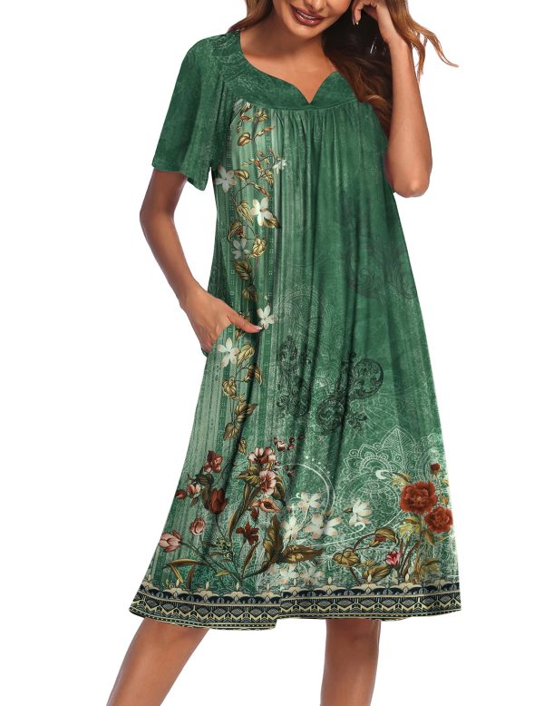 Women's House Dress with Pockets