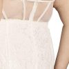 Strapless Beaded Lace Mermaid Wedding Dress