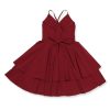 Beach Dresses Beach Skirt Female Super Fairy Photo Travel Clothes Small Seaside Vacation Red Suspender Dress Bikini