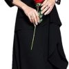 Women Elegant Cocktail Party Dress Ruffles Lace Midi Dresses Fashionable Appliques Bodycon Formal Evening Guest Outfit