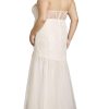 Strapless Beaded Lace Mermaid Wedding Dress