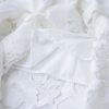 Sexy Sleeveless Flower Embroidery Slim Fit Wrap Hip Top Mesh Slim Fitting Lace Elegant Splicing Dress (White,Large)
