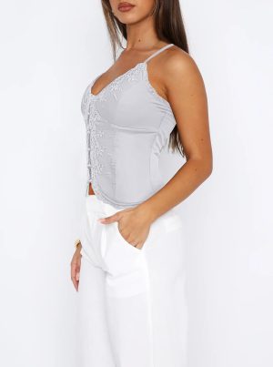 Women's Sexy Lace V Neck Button Down Going Out Boho Tops Trendy 2025