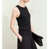 Women's Knitted Sweater Vest - Stripe Design O-Neck Inner Layer Top for Autumn Minimalist Style