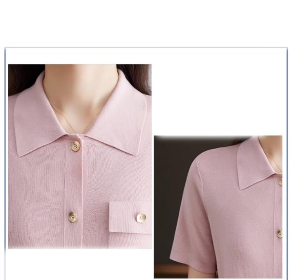 Women's Knitwear Cardigan Thin Summer Short Sleeve Shawl Casual Top