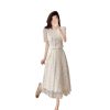 Summer Flower Embroidery Lace Two Piece Sets Women Tops