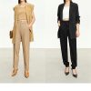 Women's Letter Label Camisole - O-Neck Knitted Vest Top for Autumn Basics