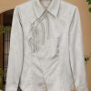 Ladies' Summer Long-Sleeved Chiffon Top for Class Reunions Business Trips Blouse for Women
