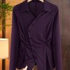 Ladies' Summer Long-Sleeved Chiffon Shirt for Job Interviews Business Lunches Board Meetings Blouse for Women