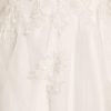 Square Neck Tulle and Lace Ball Gown Wedding Dress