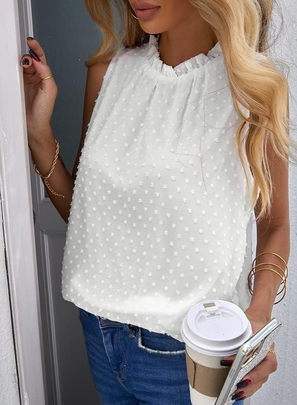 Womens Casual Sleeveless Shirts Halter Neck Leopard Print Tank Top and Blouses