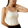 Women’s Mulberry Silk Camisole Top with Chest Cushion Comfortable Vest