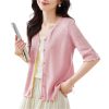 Women's Knitwear Ice Silk Cardigan Summer Thin Shawl Casual Top