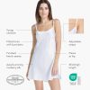 Women's 100% Pure Mulberry Silk Chemise; Nightgown