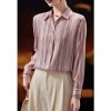 Ladies' Summer Chiffon Top Long-Sleeved Professional Casual Blouse for Women