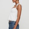 Women Y2k Lace Trim Tank Tops Teen Girl Fairycore Sleeveless Solid Going Out Streetwear Summer Crop Camisole