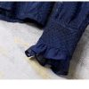 Ladies' Summer Long-Sleeved Chiffon Top for Holiday Parties Ceremonies Blouse for Women
