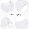 Womens Lace Tank Top Blouse Sleeveless Summer Casual Crew Neck Slim Fit Hollow Out Shirt