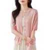 Women's Knitwear Cardigan Summer Thin Shawl Short Sleeve Casual Top