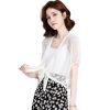 Women's Knitwear Summer Hollow Out Cardigan Short Sleeve Casual Top