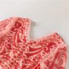 Women Contrast Sequin Lace V Neck Long Sleeve Party Gown A Line Zipper Casual Dress