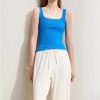 Women's Chilled Silk Camisole - U-Neck Refreshing Undershirt for Summer Minimalist Basics