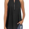 Womens Trendy Dressy Casual Sexy Tank Tops Sleeveless Chiffon Blouses